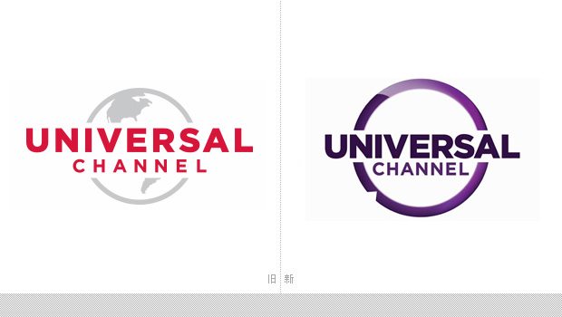 universal channel启用全新台标及口号 电视台标志 深圳vi设计